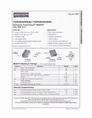 DataSheet FDP050AN06A0 pdf